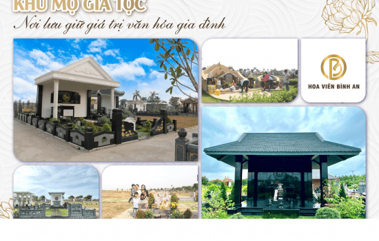 Dịch vụ thiết kế mộ theo yêu cầu tại Hoa Viên Bình An