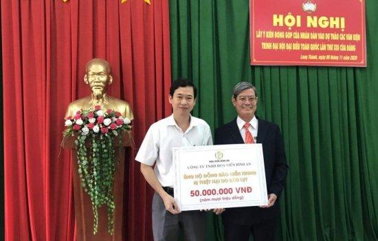 HOA VIÊN BÌNH AN CHUNG TAY HƯỚNG VỀ MIỀN TRUNG RUỘT THỊT