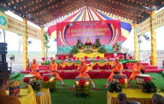 LỄ ĐỘNG THỔ XÂY DỰNG CHÁNH ĐIỆN HOA VIÊN BÌNH AN - VĨNH NGHIÊM