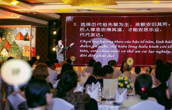 THUYẾT GIẢNG VỀ BÍ ẨN PHONG THỦY LONG MẠCH THU HÚT HƠN 300 KHÁCH