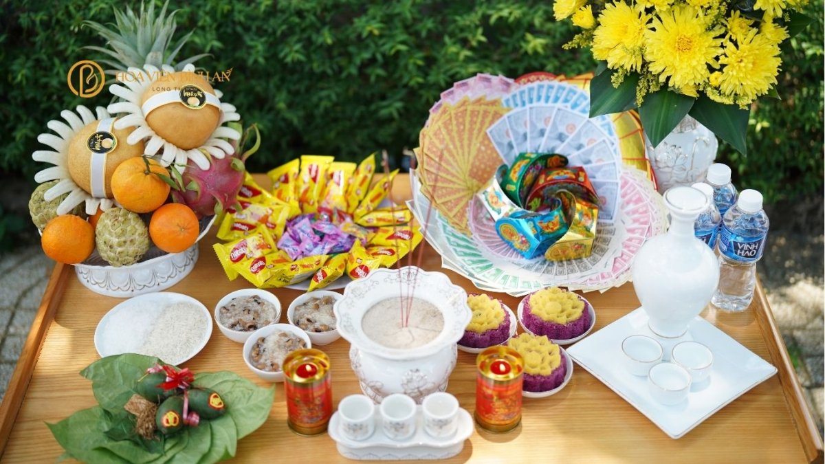 Mâm lễ cúng ngày 30 và mùng 1 Âm lịch
