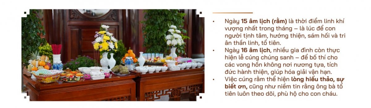 Ý nghĩa và mục đích của lễ cúng ngày rằm 15 và 16