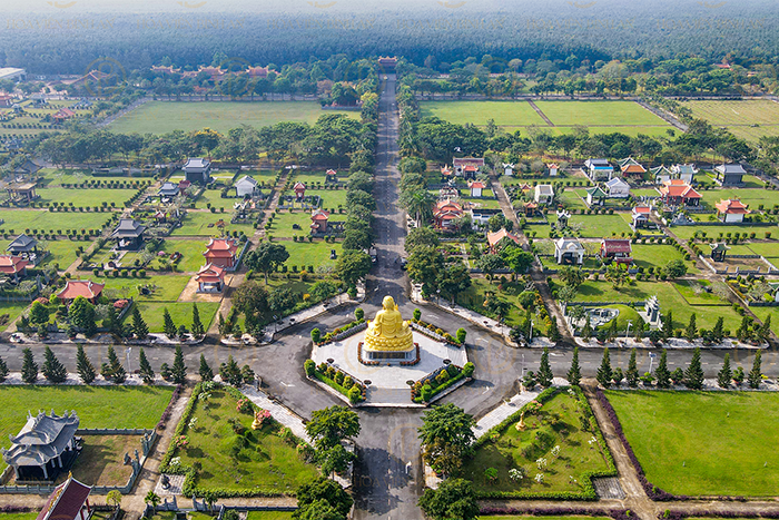 Khuôn viên mộ gia tộc vững chãi