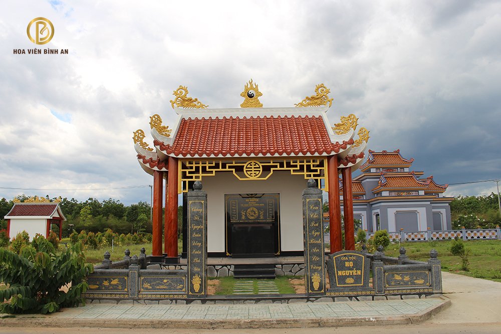 Xây mộ gia tộc cần chú ý đến lan can