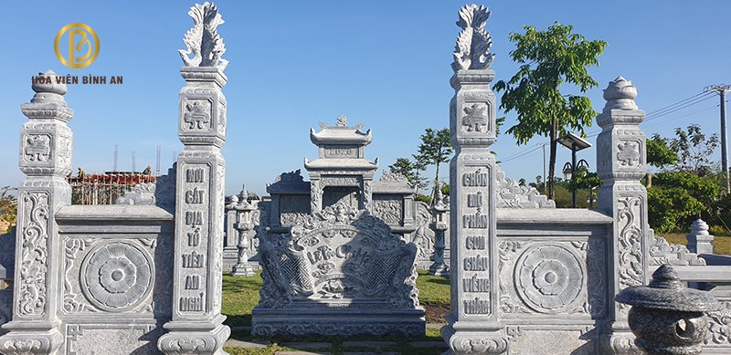 Hình ảnh khu mộ tộc tại Hoa Viên Bình An 