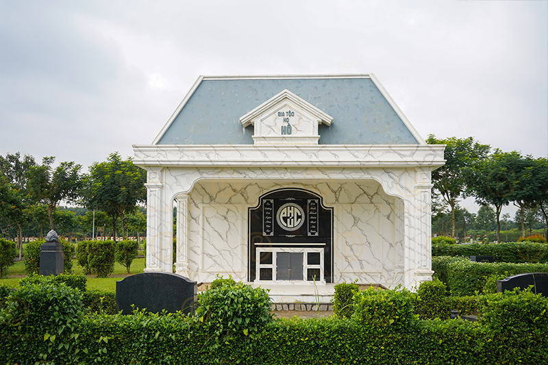Tinh hoa trong Thiết kế Mộ gia tộc bằng đá Granite nguyên khối